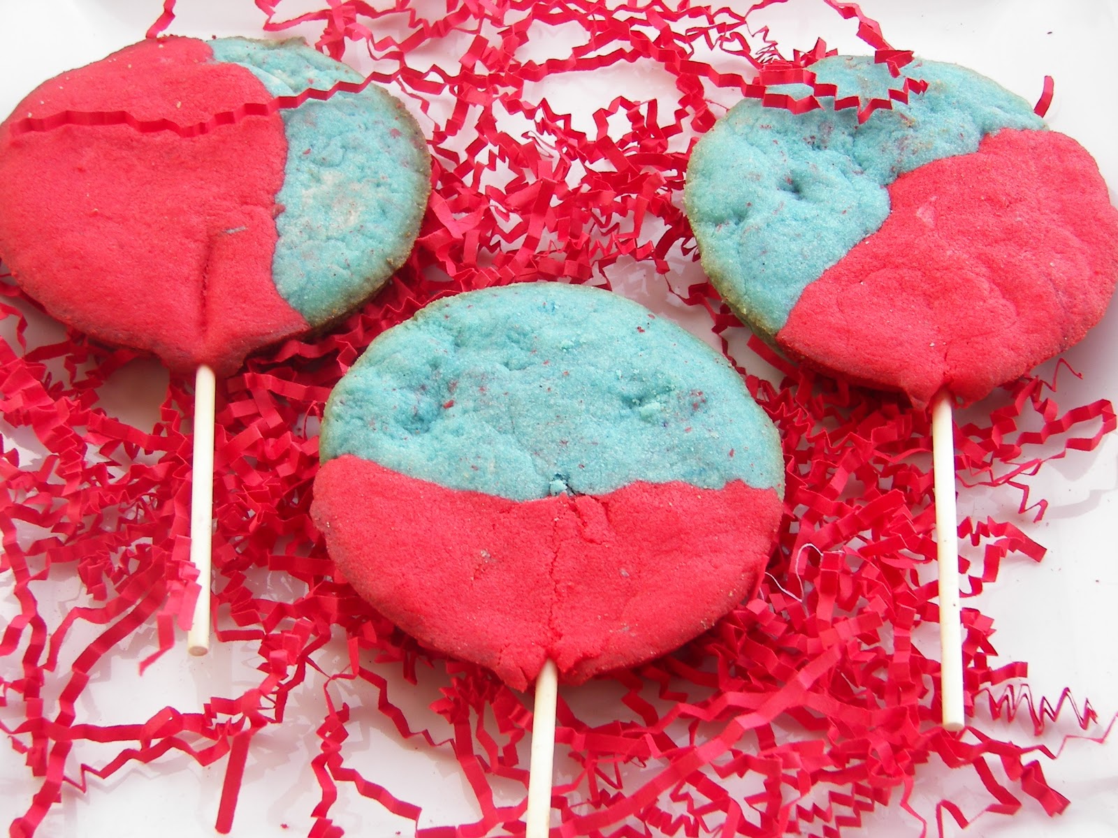 Red Couch Recipes JelloO Lollipop Cookies