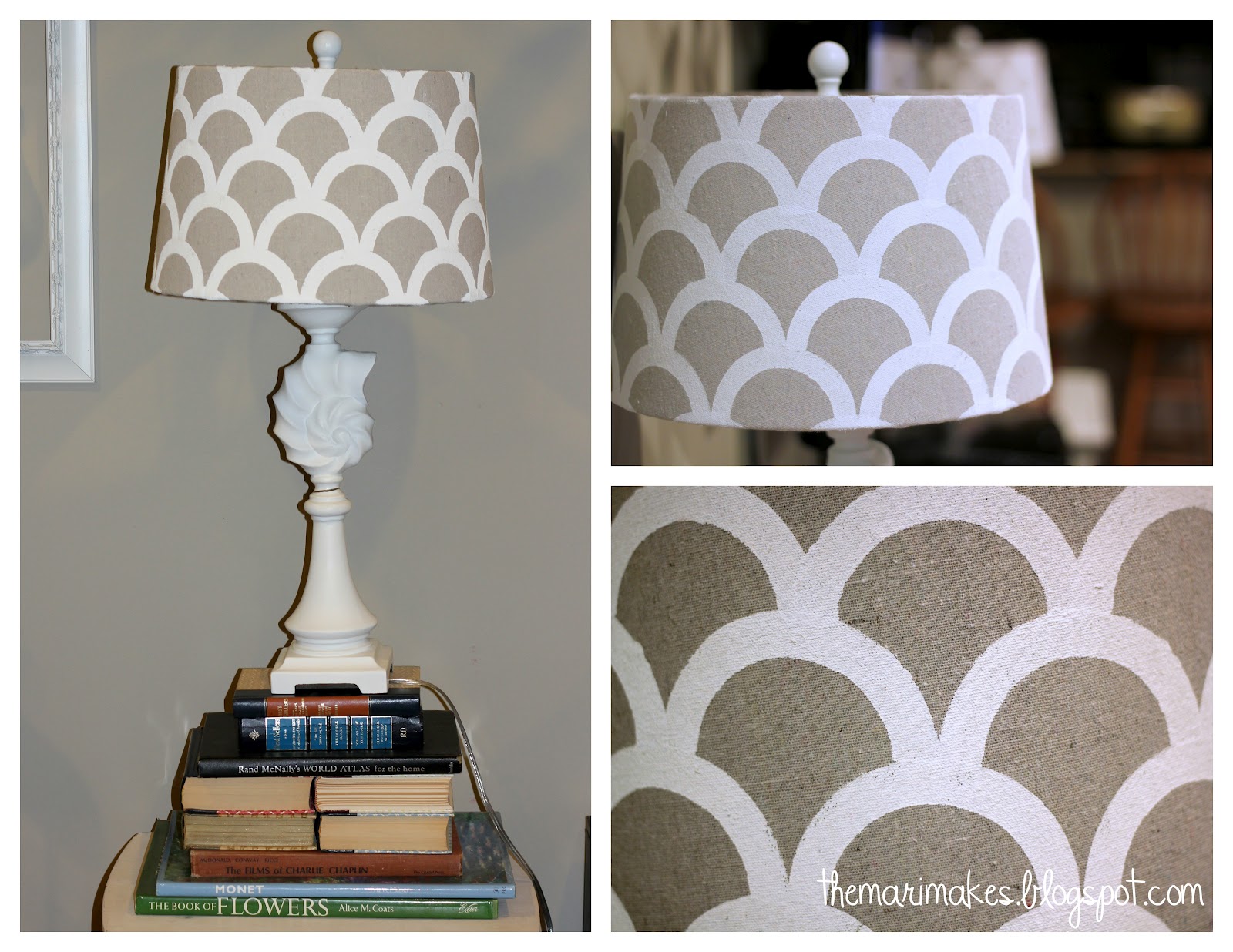 Mari Makes Project Scalloped Lampshades