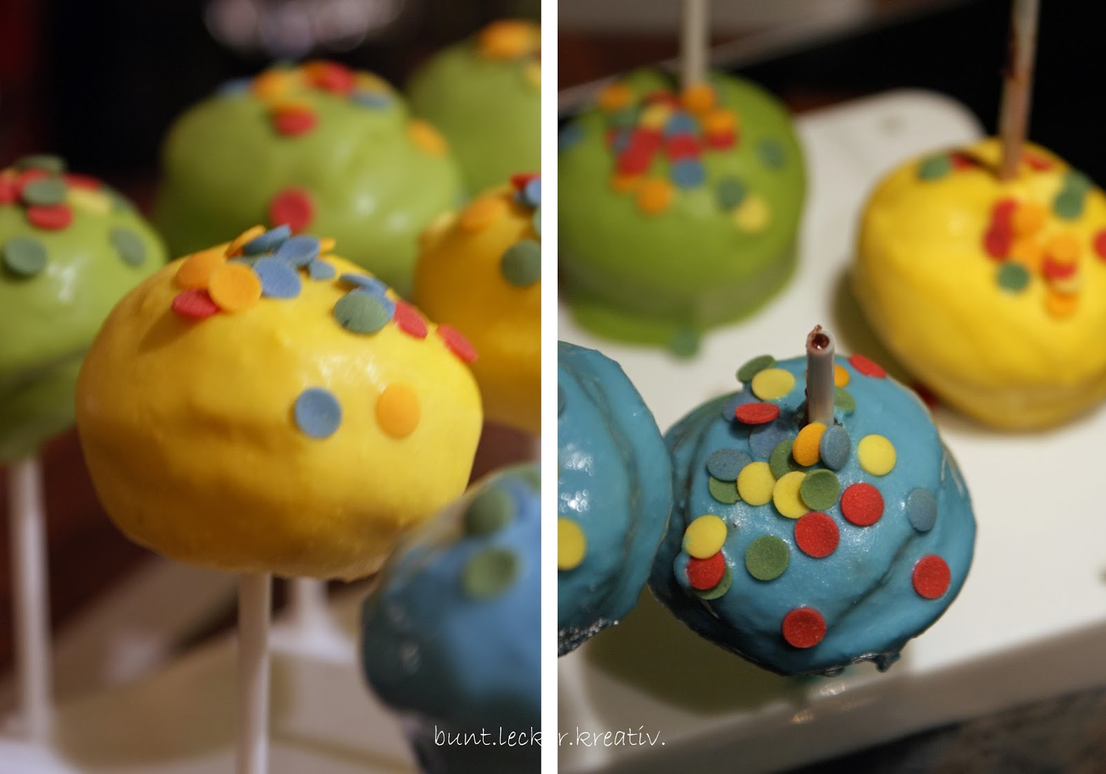 11.11....11.11 Uhr...Cake PopBerliner bunt.lecker.kreativ