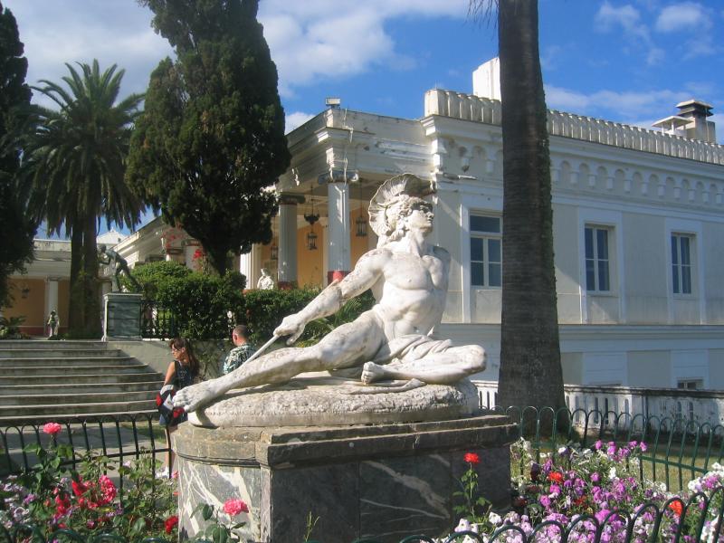 Achilles Heel Statue