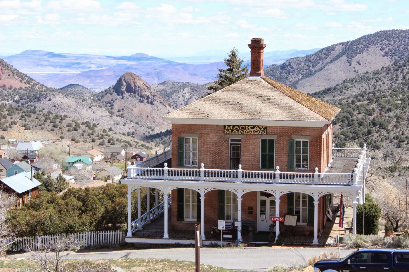 J and B and Lady Blue Virginia City, Nevada