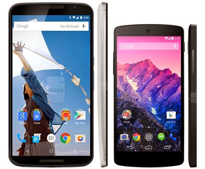  Nexus 6 vs Nexus 5