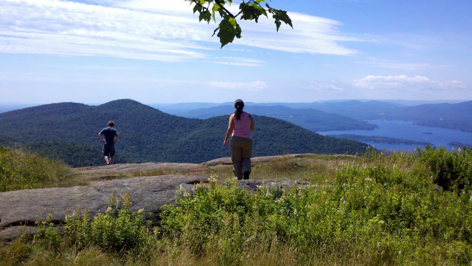 Off on Adventure Buck Mountain Lake NY 7/24/2011