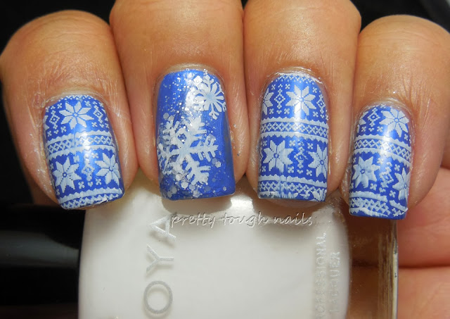 Christmas Sweater Stamping With L'Oréal Notting Hill Blues