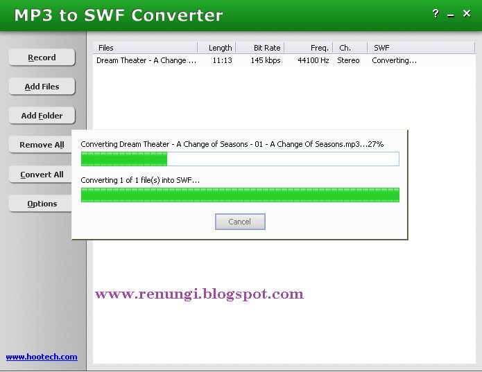 Geundi :: MP3 to SWF Converter mp3를 swf로 변환