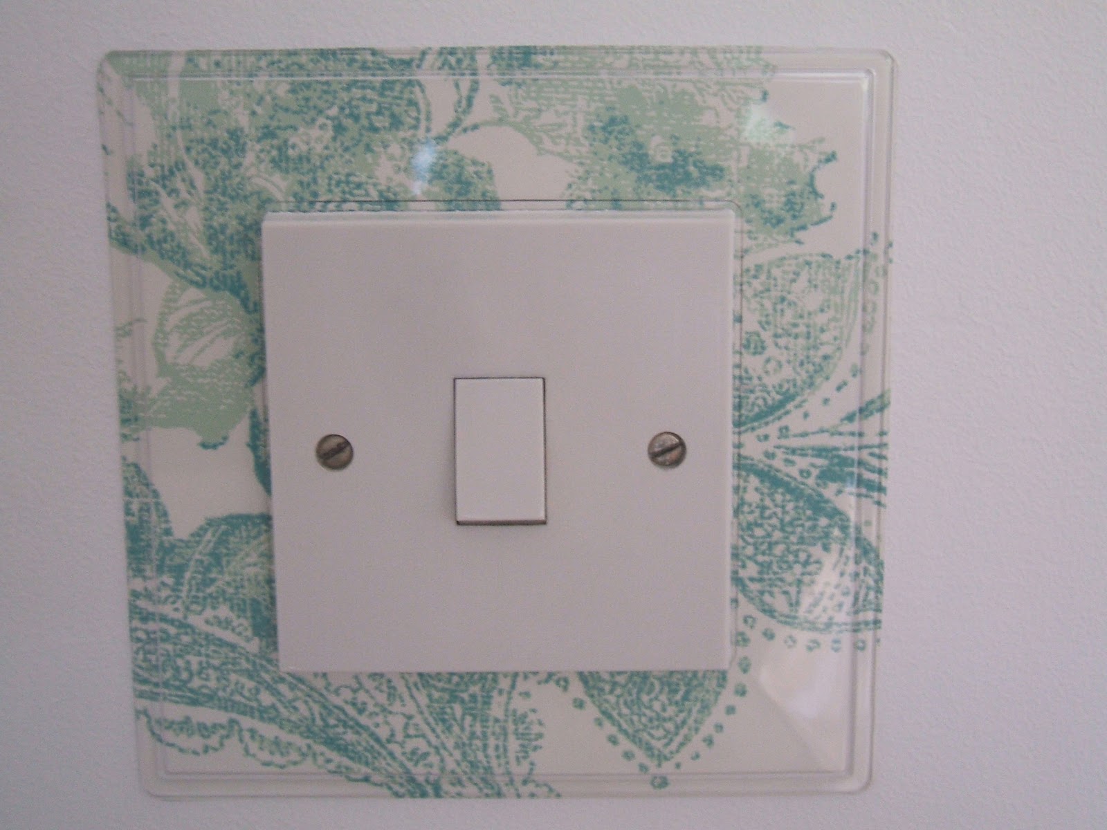 Stitch And Bake DIY Light Switch Finger Plates