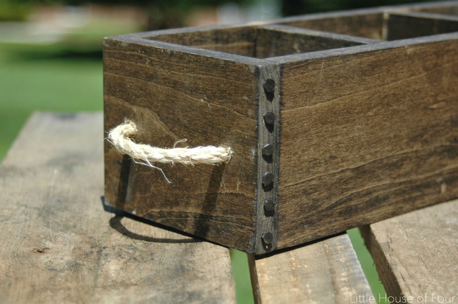 DIY Herringbone Storage Box Little House of Four Creating a