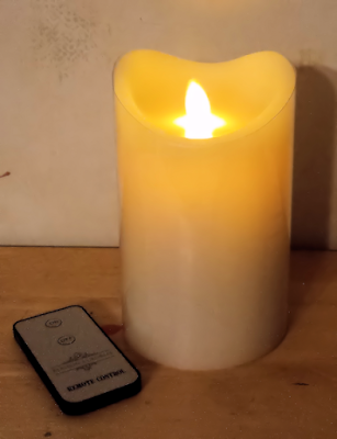 Ambilux LED Candle with moving wick