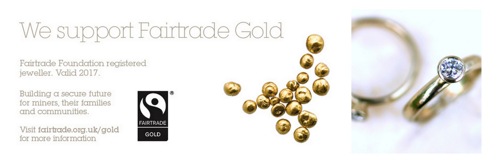 Registered Fairtrade Jeweller since 2014