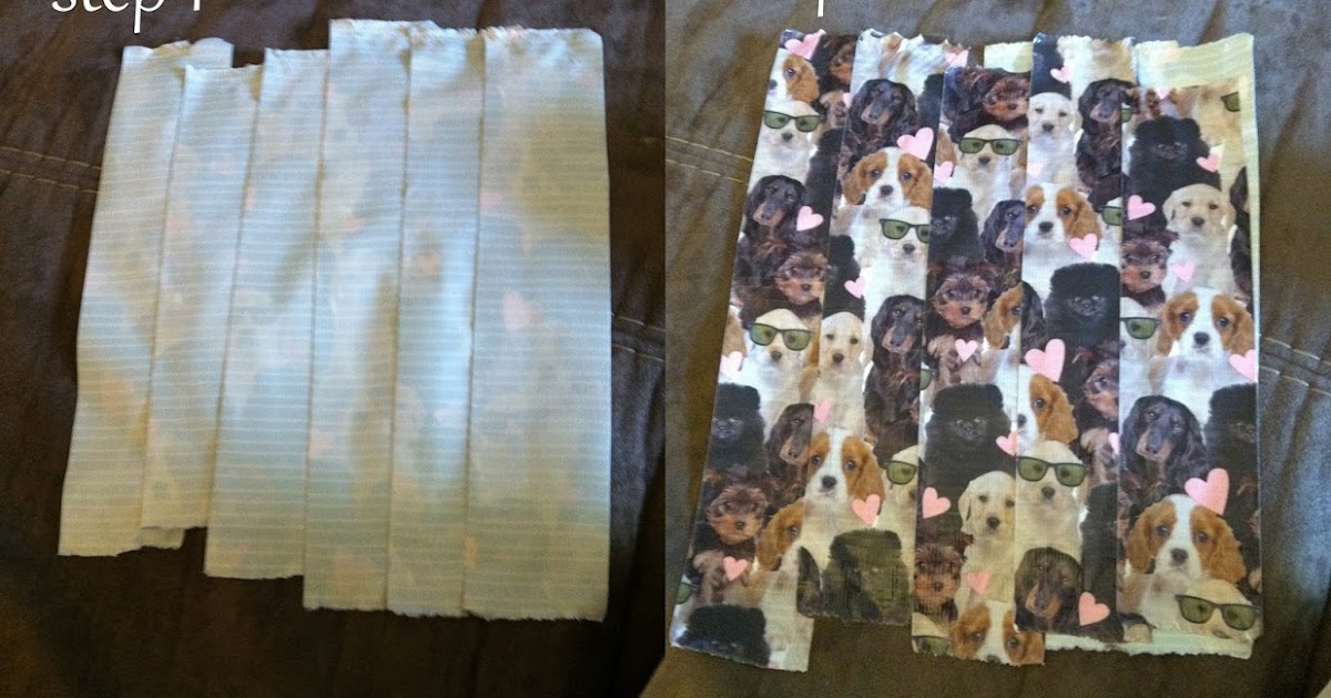 Toy Animal blankets made from duct tape