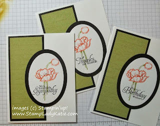 Card made with Stampin'UP! Hostess Set: Simply Sketched