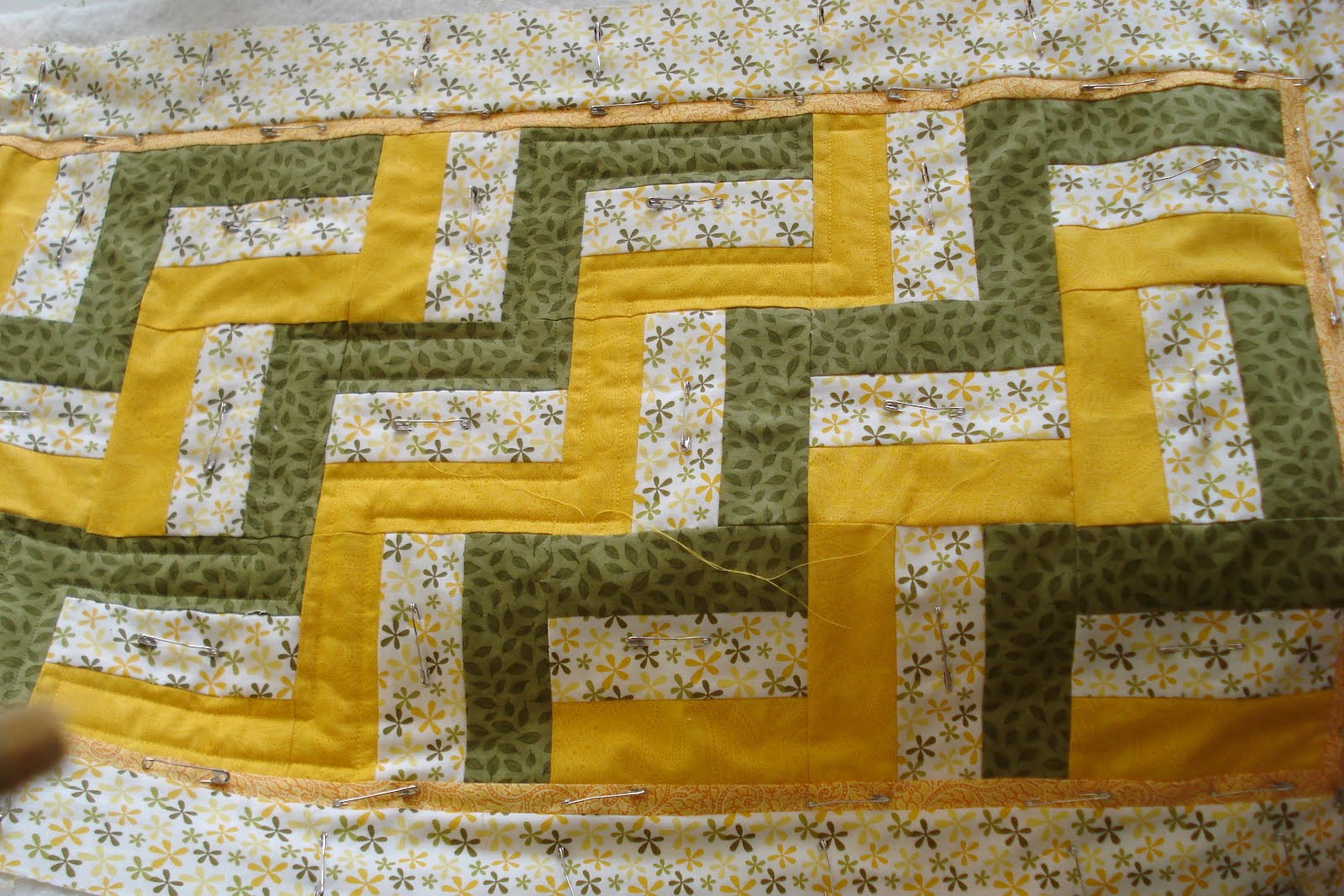 Angie Quilts Rail Fence Table Runners