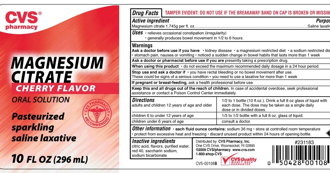 Magnesium Citrate Maxitrate Medicine