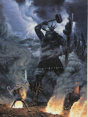 Fingolfin enfrenta Morgoth