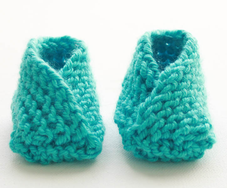 Baby Bootie Knitting Pattern Two Needles
