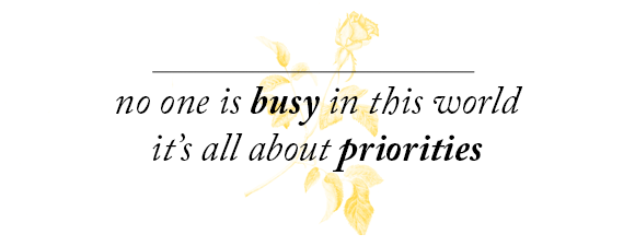 Essay about priorities in life