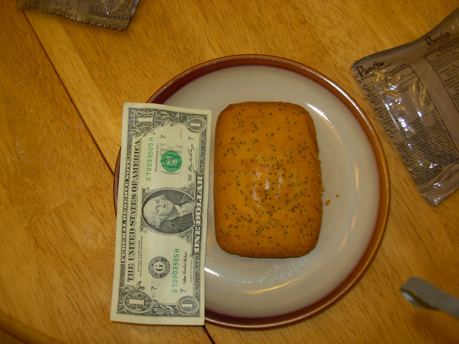 Planning And Foresight MRE Monday Lemon Poppy Seed Pound Cake