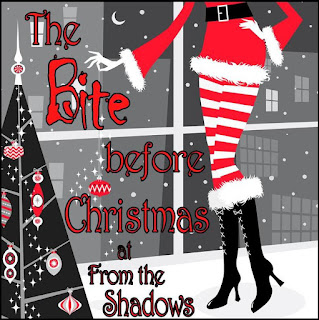 The Bite Before Christmas paranormal book giveaway at From the Shadows win blood and mistletoe