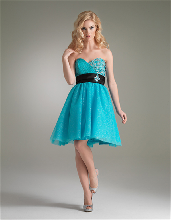 Vestido para invitadas a una boda de color turquesa : Vestidos de ... Vestido para invitadas a una boda de color turquesa : Vestidos de ...