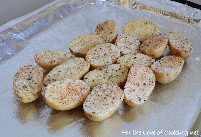 Scored Baby Potatoes