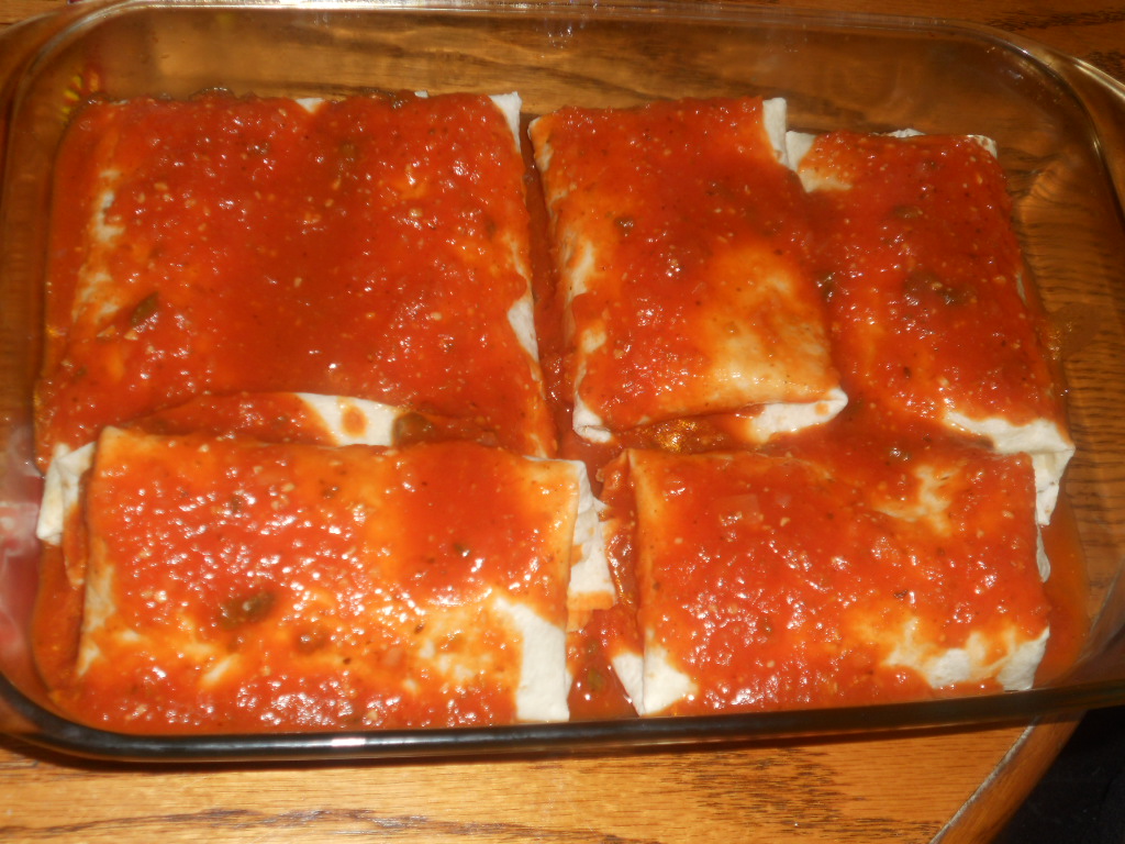 Black Bean, Corn, and Cheese Enchiladas with Ranchero Sauce Meatless