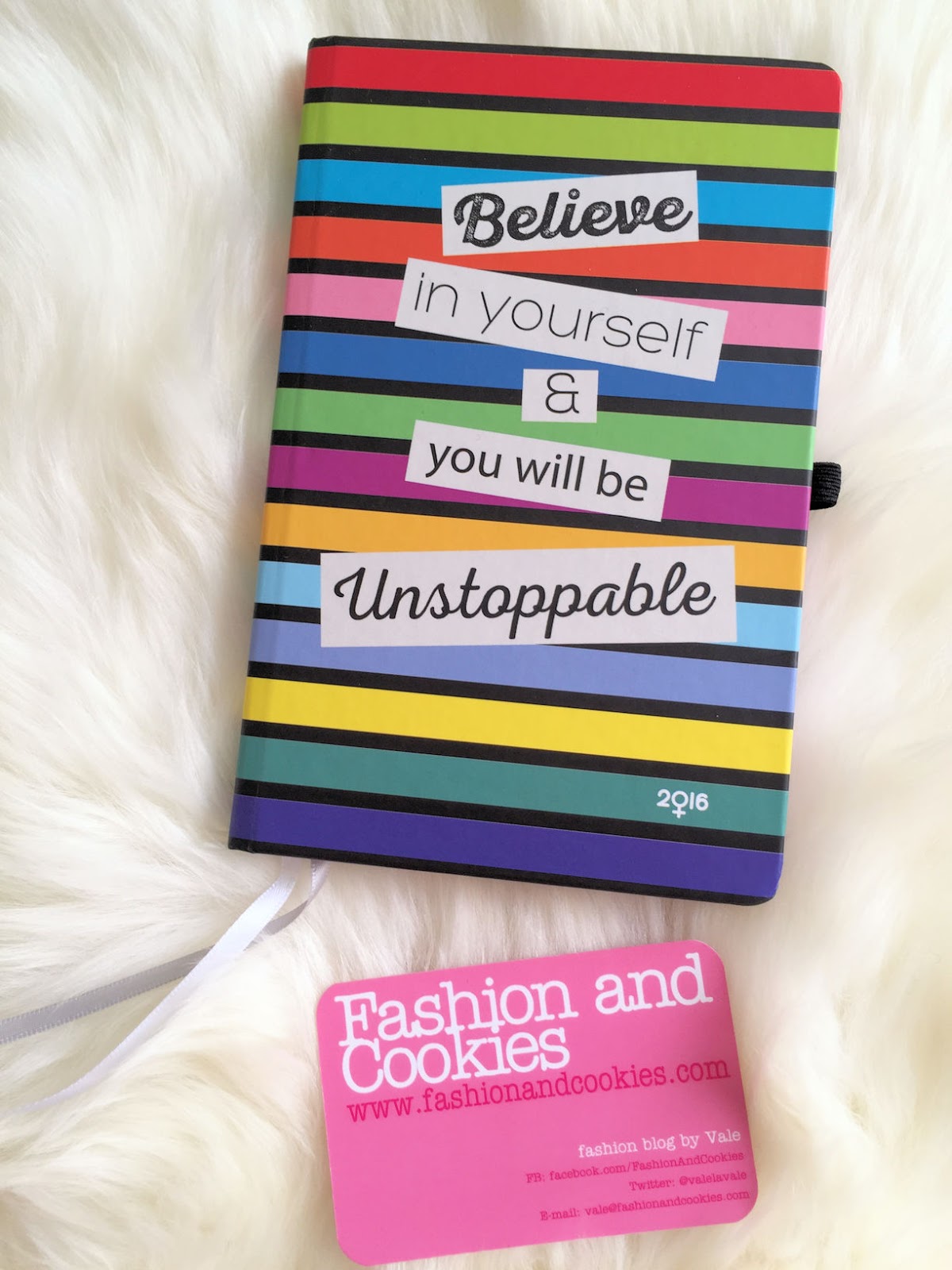 Believe in yourself women's planner 2016 on Fashion and Cookies fashion blog, fashion blogger