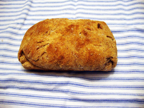 Homemade loaf of bread makes a great gift