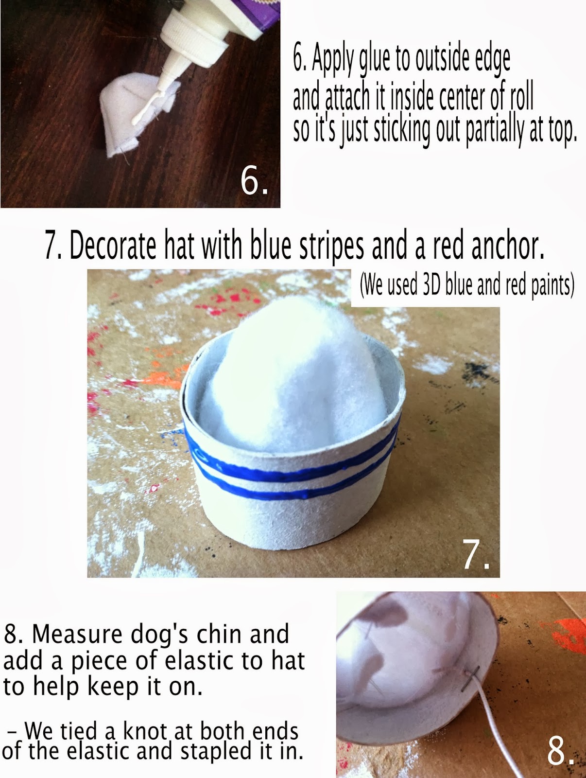 Sew DoggyStyle DIY Mini Sailor Hat