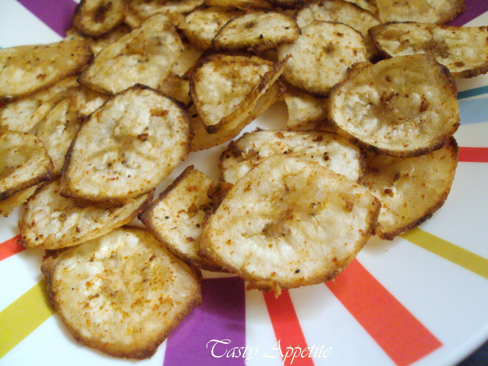 Homemade Plantain Chips / Healthy Snack Recipe