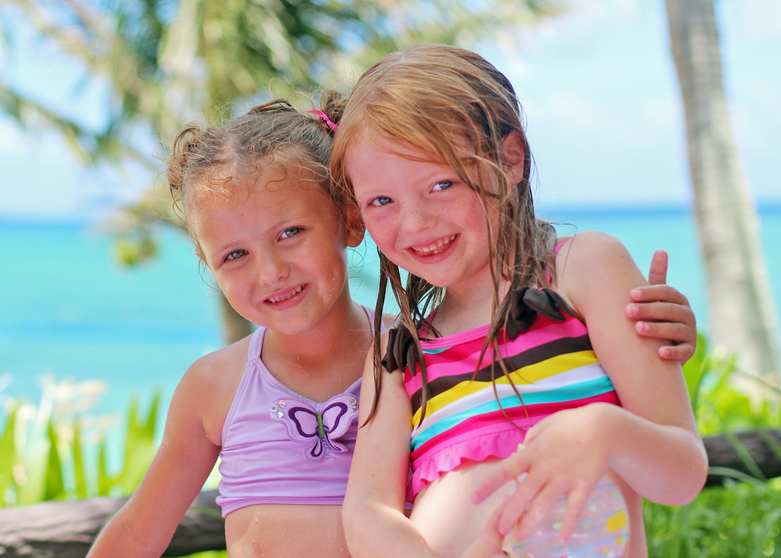 On Saturday the kids and I spent the day with the girls at the Moon Beach L...