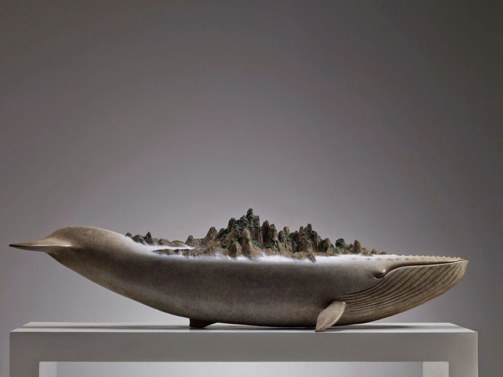 Surreal art Animal Sculptures Dream Series by Wang Ruilin whale Surreal art Animal Sculptures Dream Series by Wang Ruilin whale