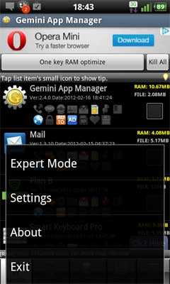 Gemini App Manager