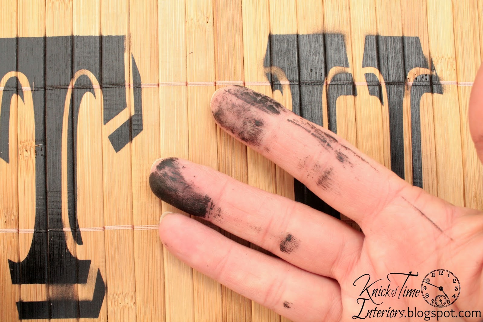 Decor Steals Typography Bamboo Floor Mat KnockOff Knick of Time