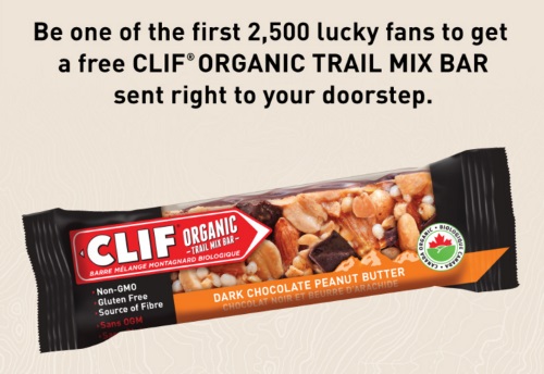 CLIF Organic Trail Mix Bar Free Sample