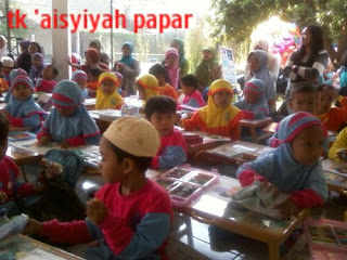 tk 'aisyiyah papar kediri lomba mewarnai gugus happy papar utara, kawedanan