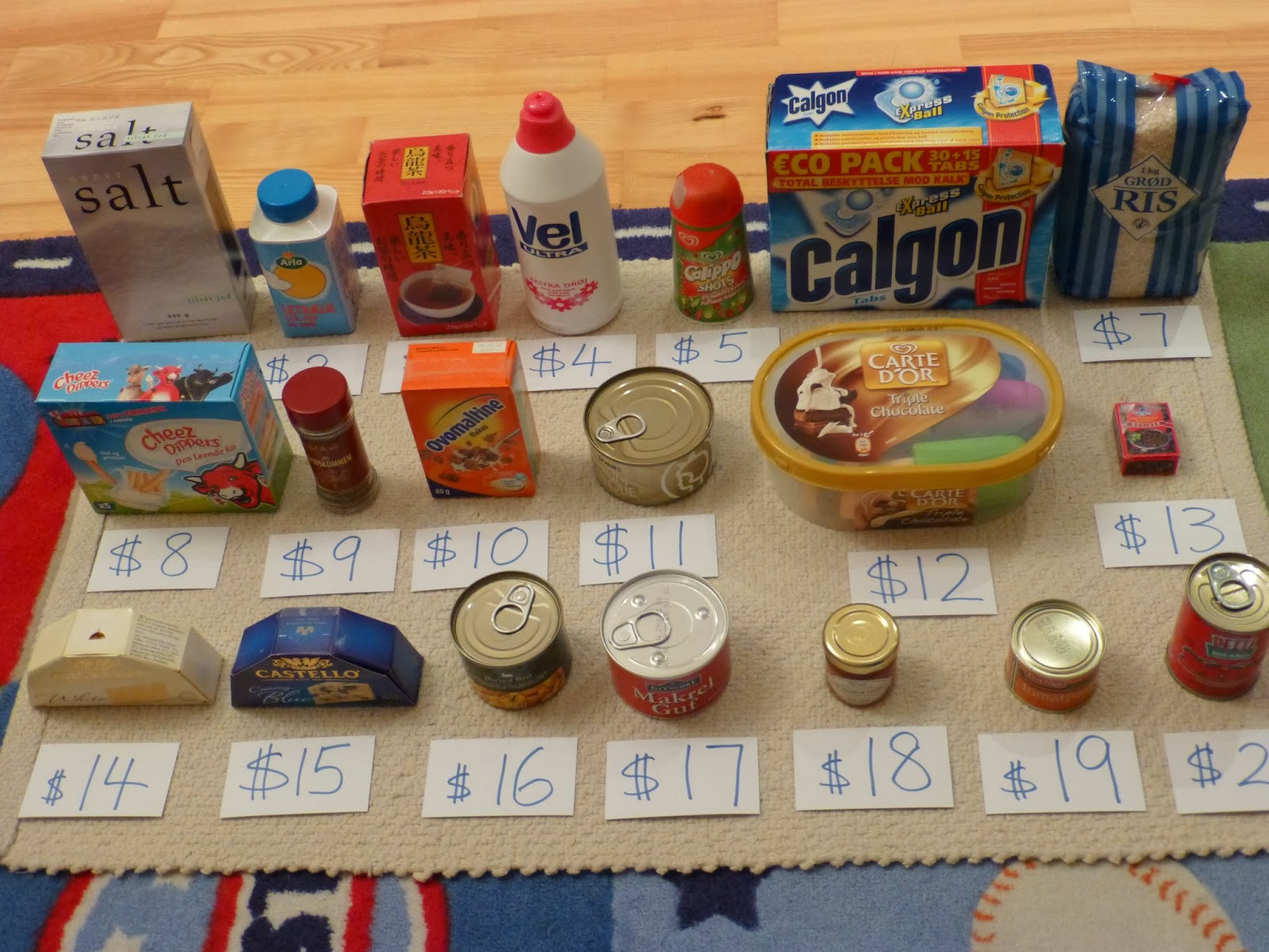 Family FECS Fun Uses for Food Packaging... and Outdated Namecards