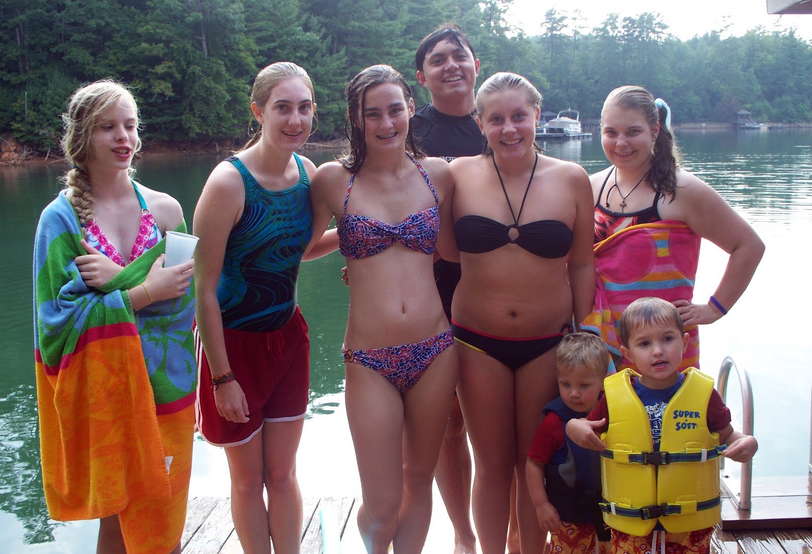 High School lake party kickoff.