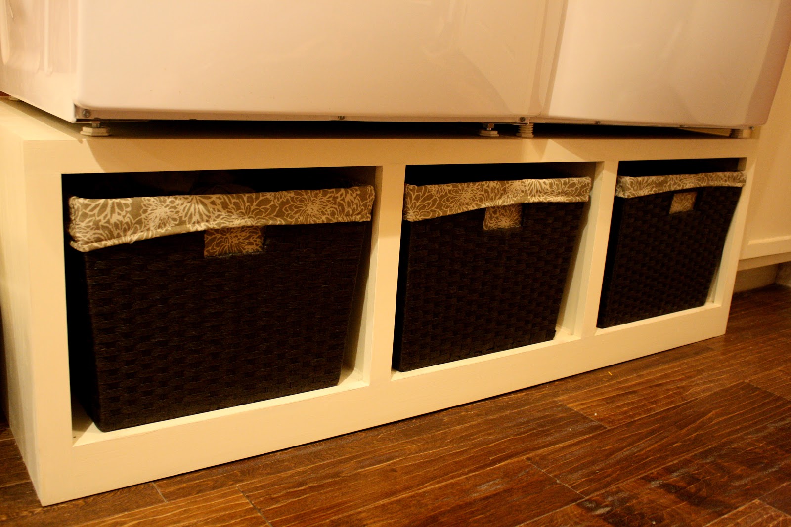 The House is Going to be Great DIY Washer Dryer Riser