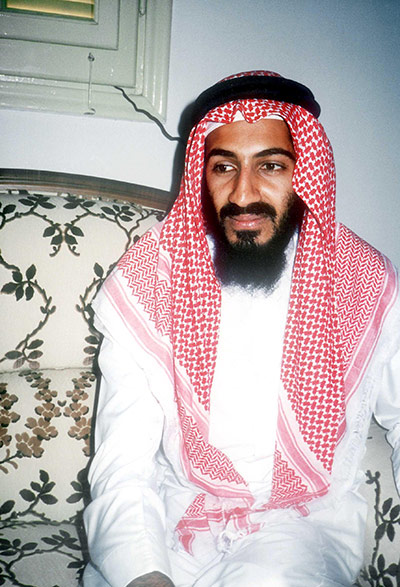 osama in laden in. 1985: Osama bin Laden in