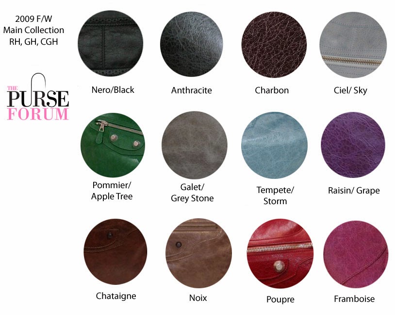 Satchi Balenciaga Color Charts Your Smart Guide