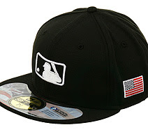 black mlb umpire hat