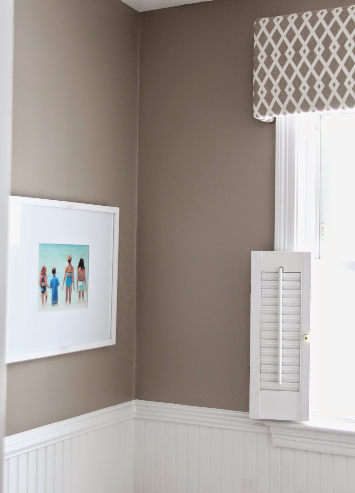Shine Your Light Fabric Covered Cornice Board (& How To Hang It!)