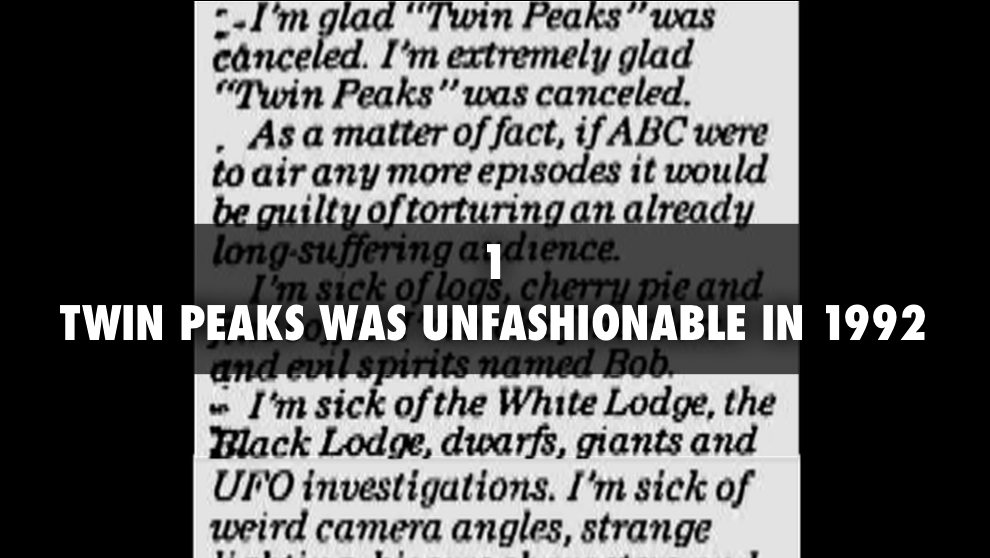 Twin peaks fire walk with me essay