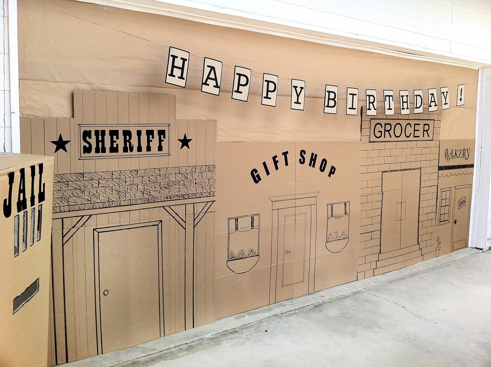 From the Carriage House A Cardboard Party