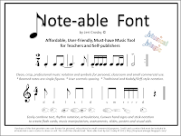 Note-able Font