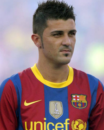 Today 28 December 2011 Barcelona and Spain striker David Villa joined 