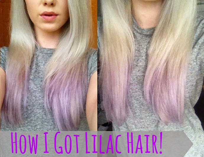 Emilyke How I Got My Lilac Dip Dye