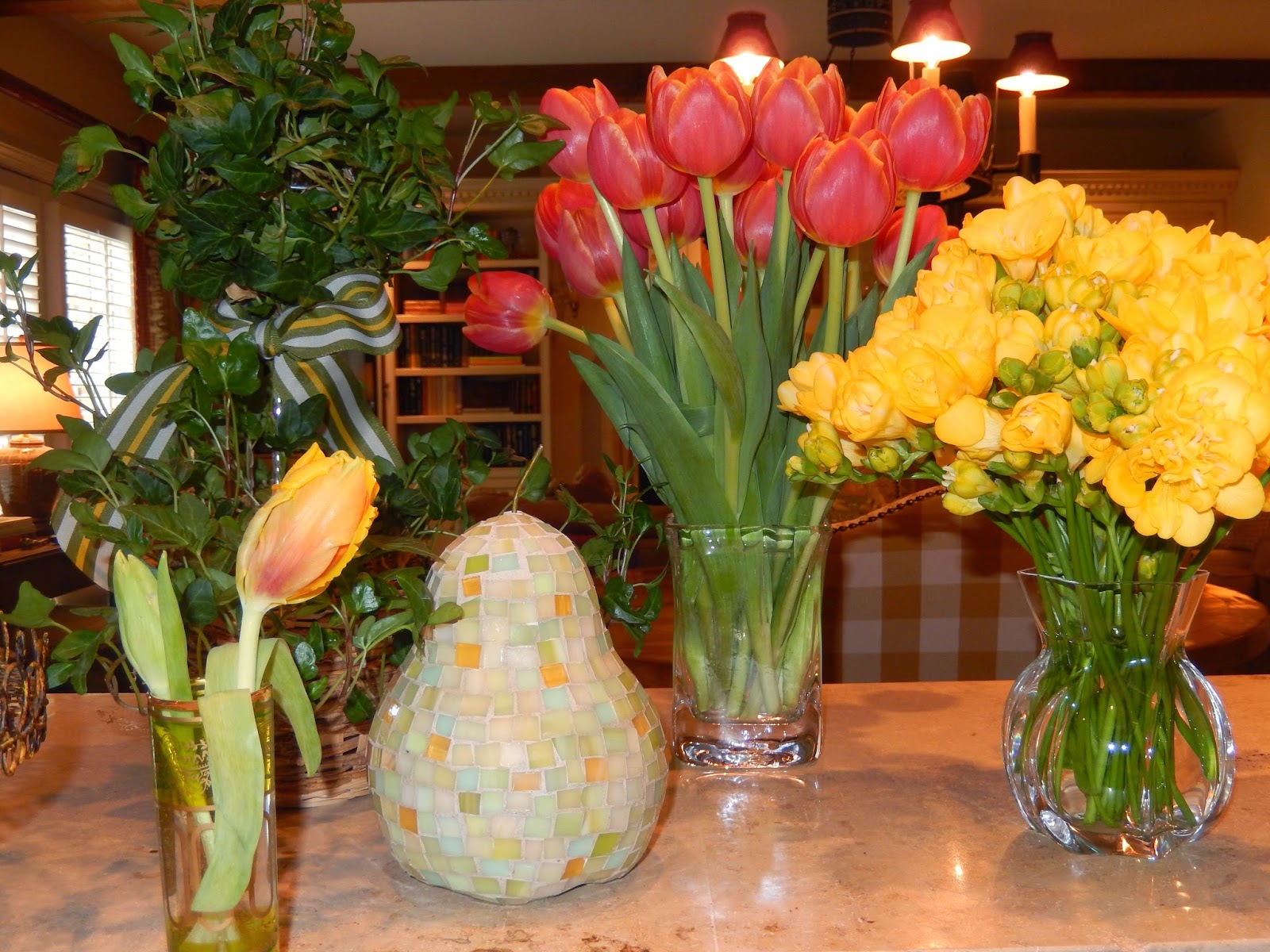 The French Tangerine grocery store flowers