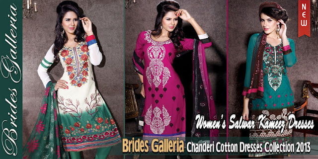Brides Galleria Chanderi Cotton Dresses Collection 2013