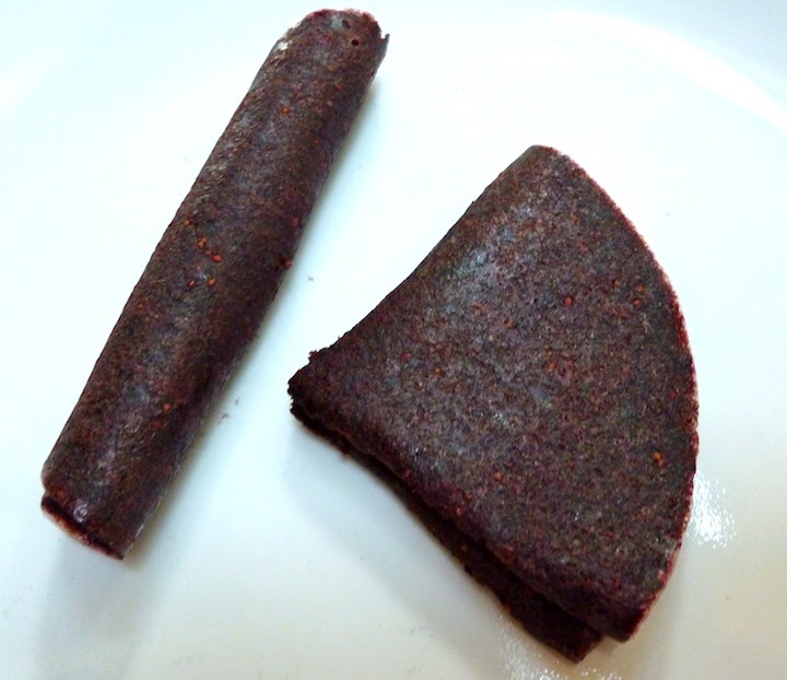 Foods For Long Life Raw Vegan Blueberry Banana Fruit Leather A